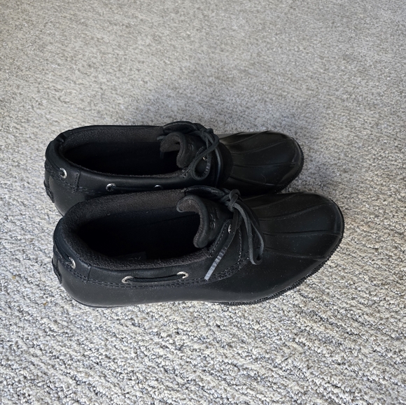 Sperry Saltwater 1 Eye duck shoe, size 9, black - Picture 2 of 5